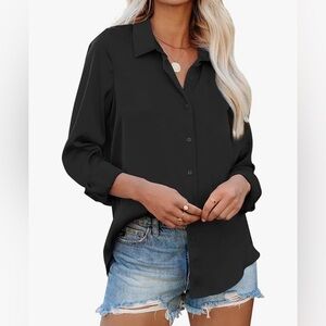 Women’s Black Pleione Blouse